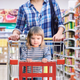 Illustration for article titled Toddler Standing Up In Shopping Cart Surveys Grocery Store Like Grizzled Sea Captain On Whaling Expedition